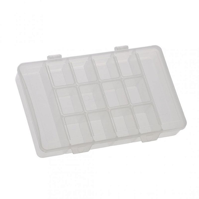 Durham Compartment Box,18 Compartments,Clear SP18-CLEAR