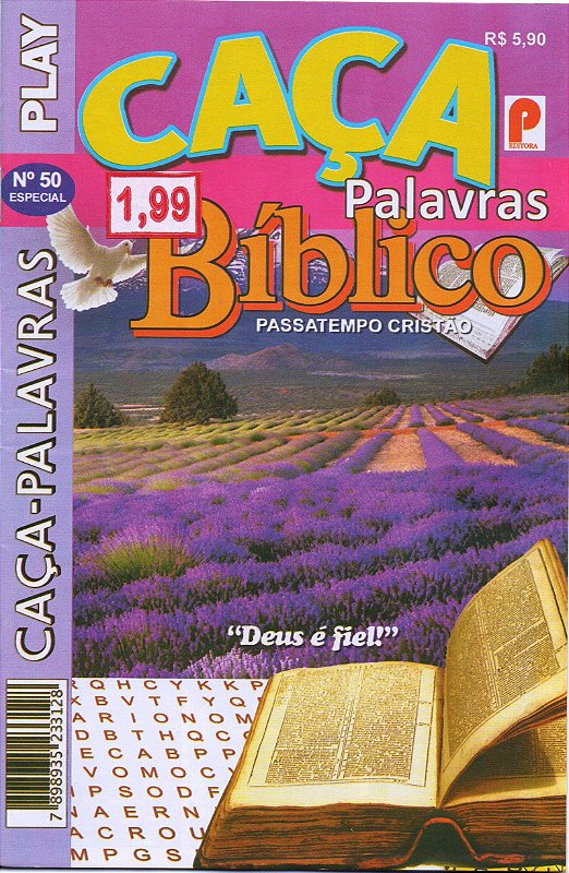 CAÇA PALAVRA BIBLICO PLAY ED.38 - revistaria nova cultura