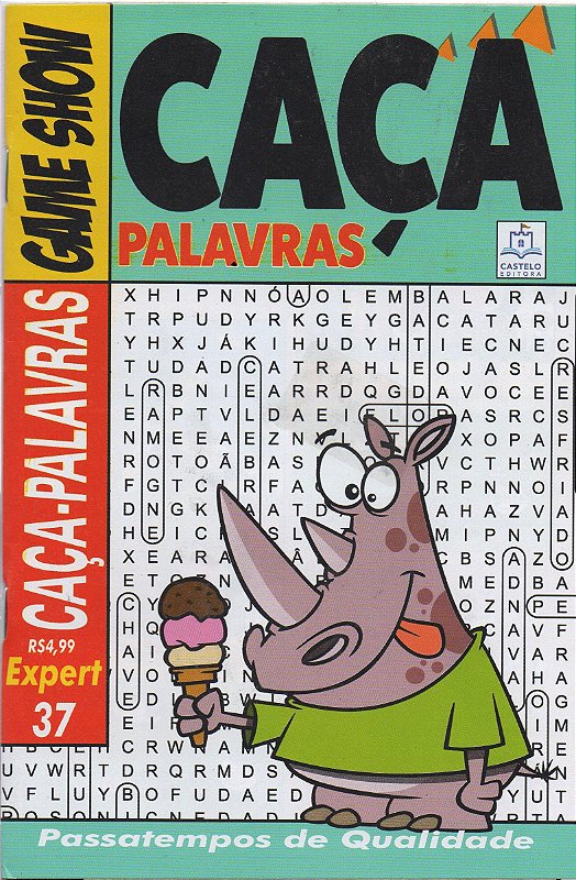 CAÇA PALAVRA GAME SHOW (NIVEL MEDIO) ED.32 - revistaria nova cultura