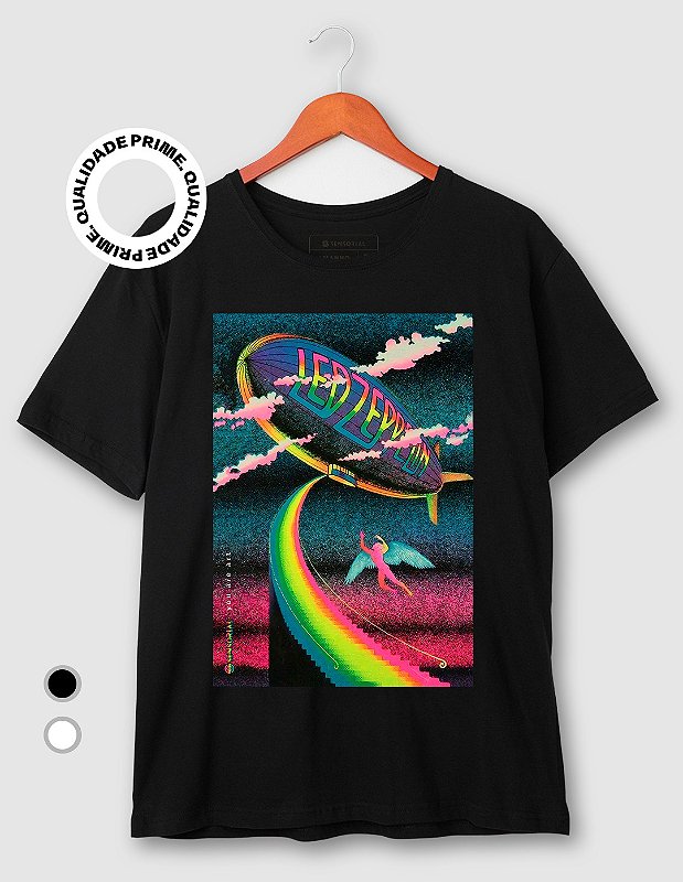 Camiseta Led Zeppelin Sensorial, camisetas exclusivas, compre online