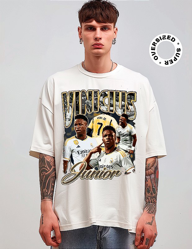 Camiseta Oversized Super Vini Jr - Sensorial, camisetas exclusivas