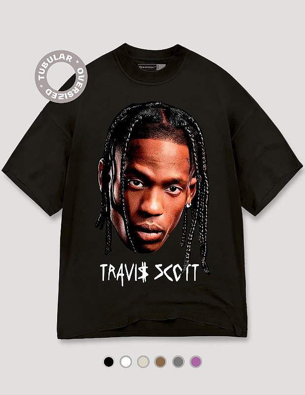Camiseta Oversized Tubular Travis Scott La Flame - Sensorial