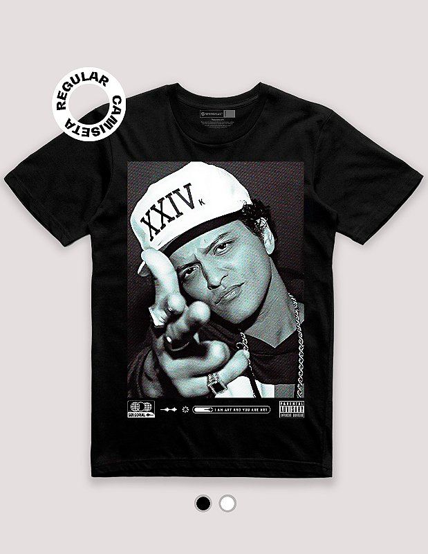 Camiseta Tradicional Bruno Mars XXVI - Sensorial, camisetas
