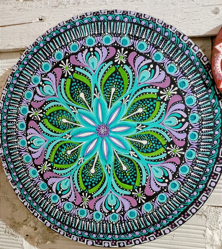 Mandala Floresta lilás