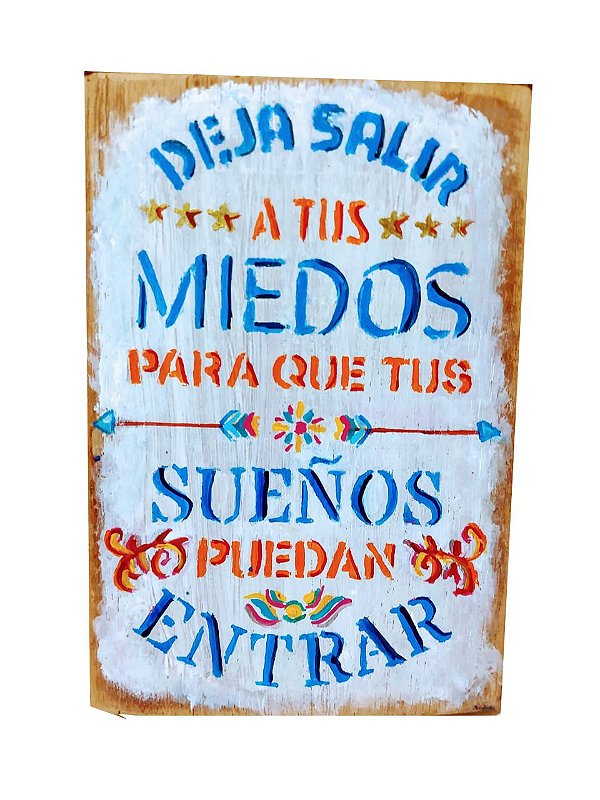 MENSAGEM POSITIVA AZUL E LARANJA