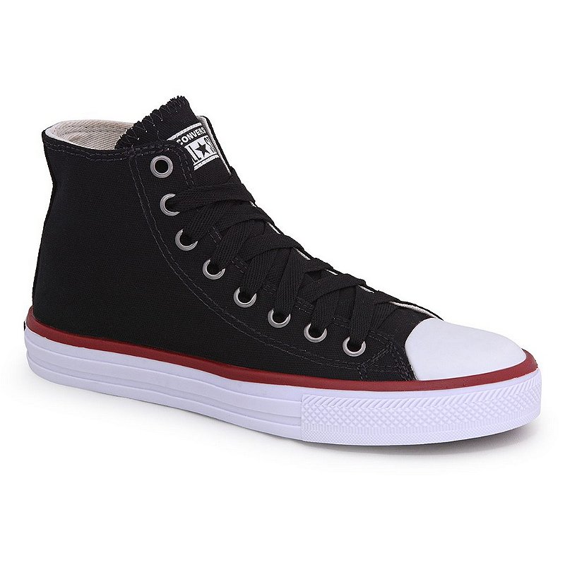 all star preto cano alto