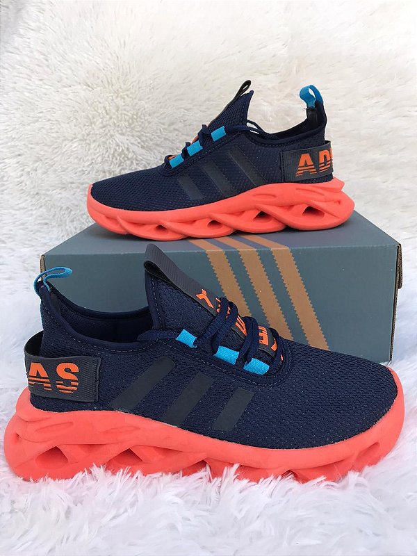 new balance 840 azul e laranja