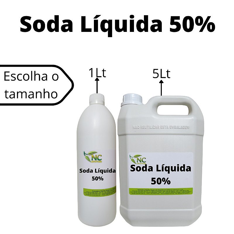 Soda Cáustica Líquida 50% - NC Aromas