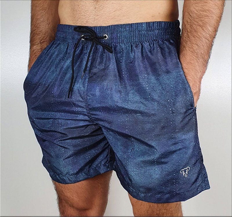 Shorts Elastic Sublimado Masc Adulto 3 bolsos Fiord