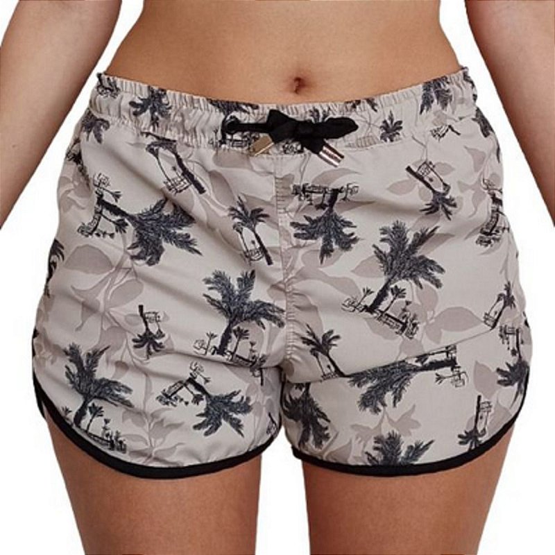 Shorts Moscow Premium Palmeiras Creme