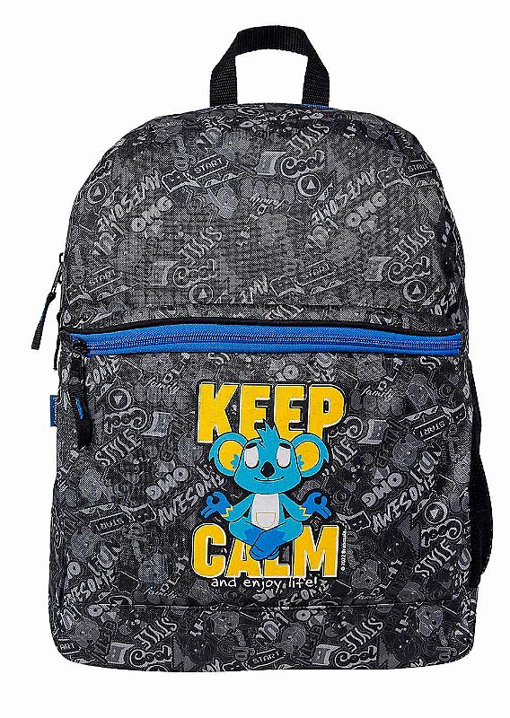 MOCHILA BRANCOALA Keep Calm - Loja Brancoala - Camisetas e Acessórios