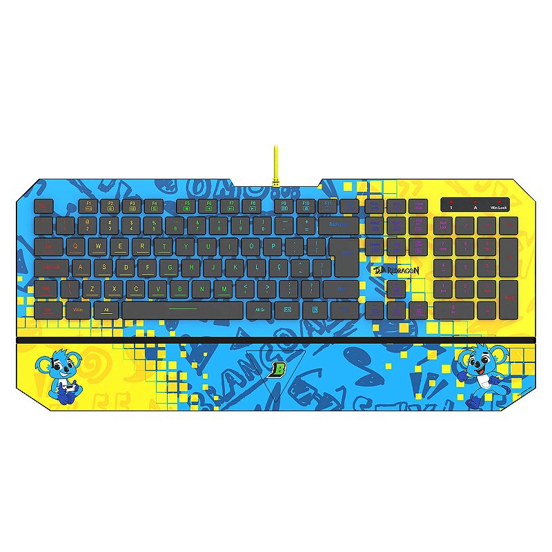 TECLADO BRANCOALA RGB GAMER - Loja Brancoala - Camisetas e Acessórios