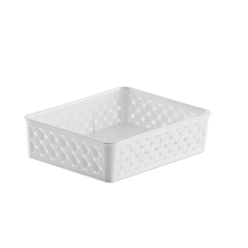 Caja decorativa de Ou Caixas Organizadoras Empilhaveis Caixa Organizadora  Com Tampa Reforçada Decorativa Cube Grande Baixa 16L 45x35x13 color verde  45cm de largo x 35cm de ancho x 13cm de alto