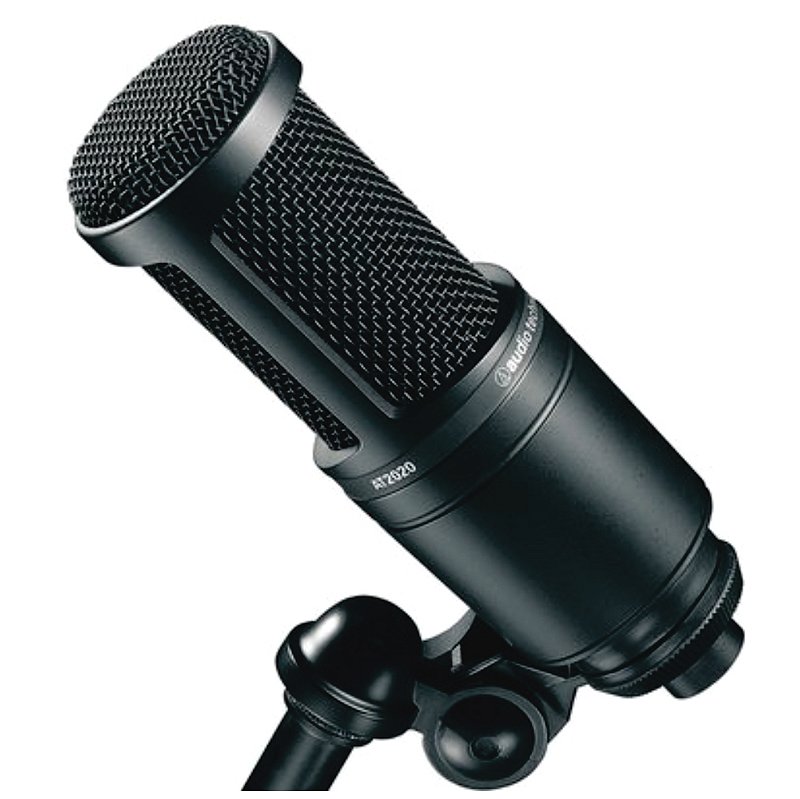 Microfone Audio-Technica AT2020 Cardioide Condensador XLR