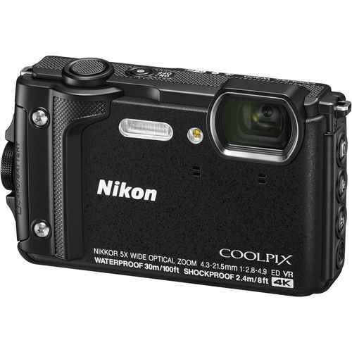 Câmera Digital Nikon COOLPIX W300 Preta – Resistente à Água e 4K