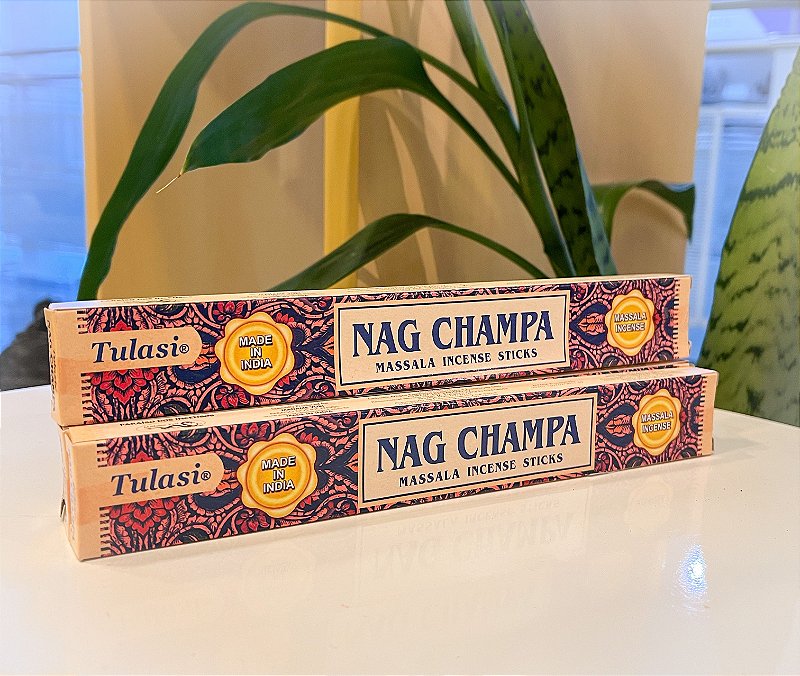 Incenso Nag Champa Tulasi Massala : INCENSOS : Cristais Bhavantu