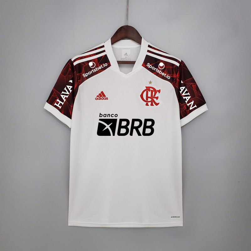 Camisa Flamengo II 21/22 (com patrocínios) - Masculina - Prata Imports