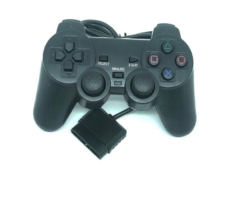 Controle Jogos Ps2 Com Fio Manete RESISTENTE