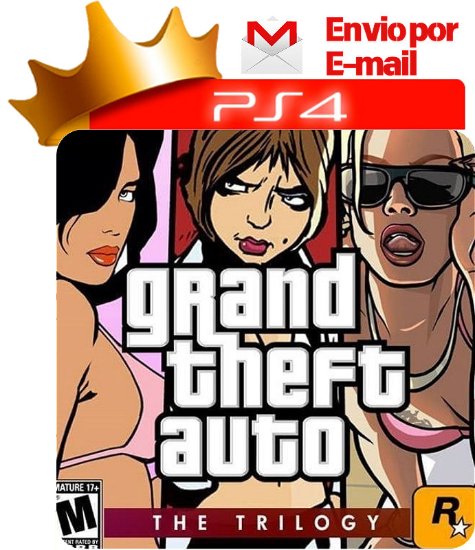 GTA Trilogy para PS4 em Mídia Digital REI DOS GAMES