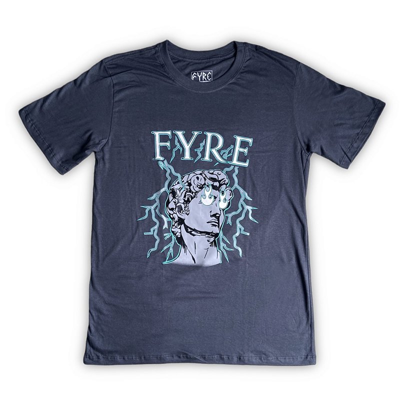 Camiseta Davy - Cinza Chumbo