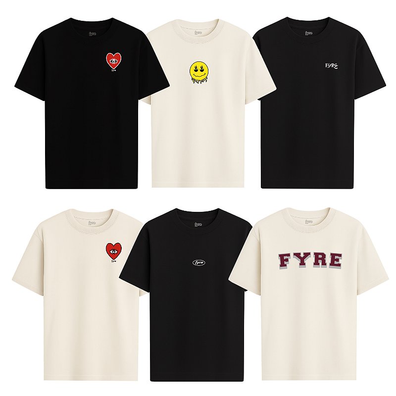 Camisetas Somente Logo Frontal (Pedidos via Instagram ou WhatsApp)