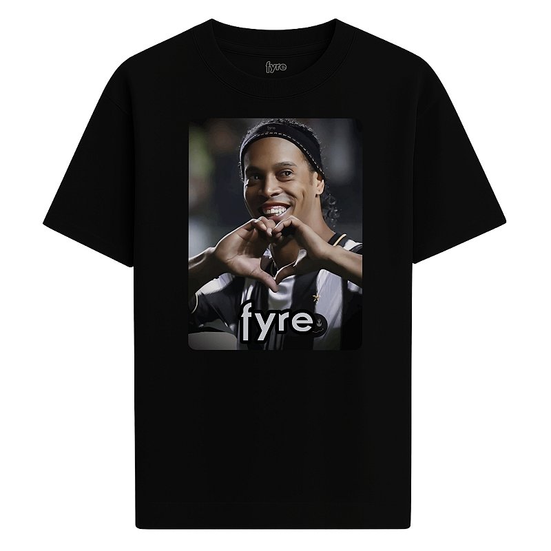 Camiseta Ronaldyn - Oversized Preta