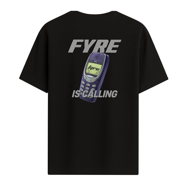 Camiseta Nokya - Oversized Preta