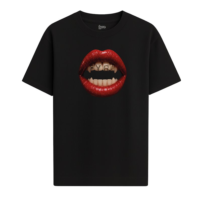 Camiseta Fyre Grillz - Oversized (Estampa Preta ou Vermelha)