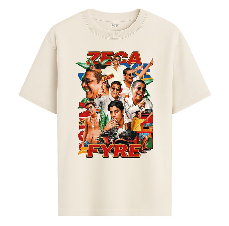Camiseta Zeca Pagodyn - Oversized Off White