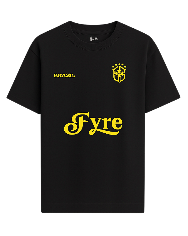Camiseta Seleção Fyre - Oversized (Preta ou Off White)