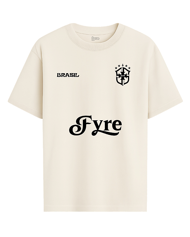 Camiseta Seleção Fyre - Oversized (Preta ou Off White)