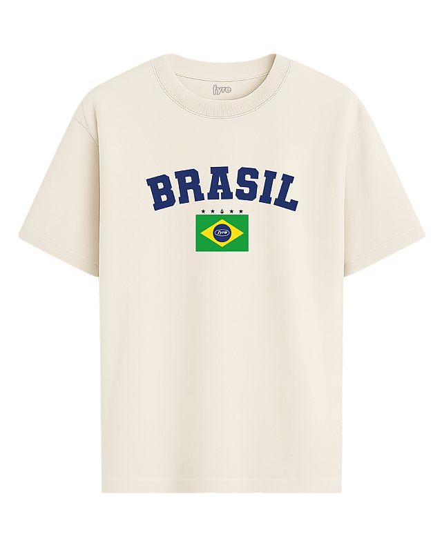 Camiseta Deus é BR - Oversized (Preta ou Off White)