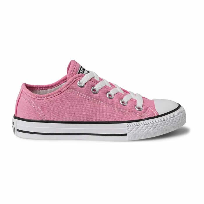 tênis converse all star border 2v rosa