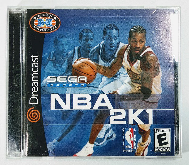 Jogo NBA 2K1 Original - Dreamcast - Sebo dos Games - Games Antigos e ...