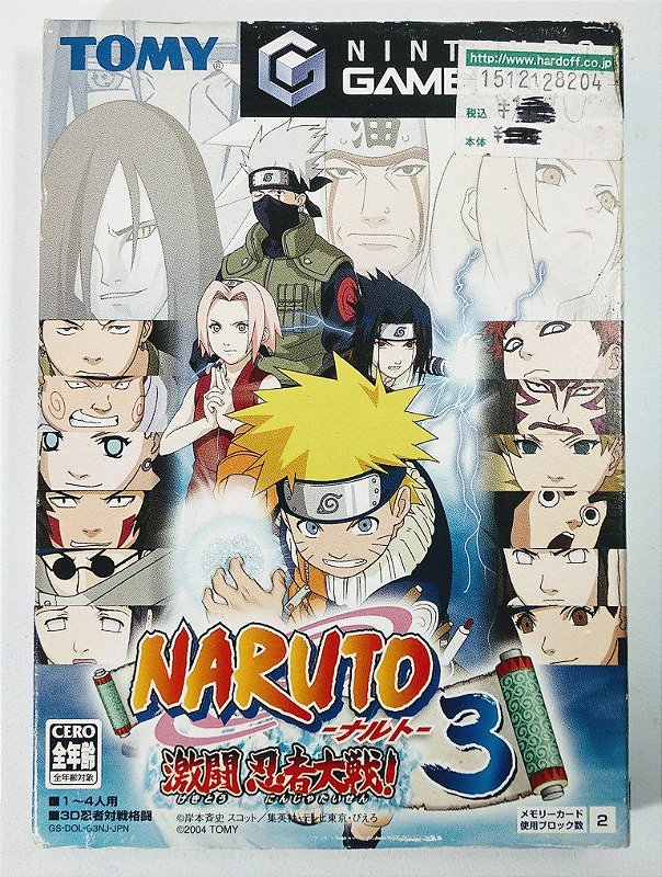 Jogo Naruto Gekitou Ninja Taisen! 3 [Japonês] - GC - Sebo dos