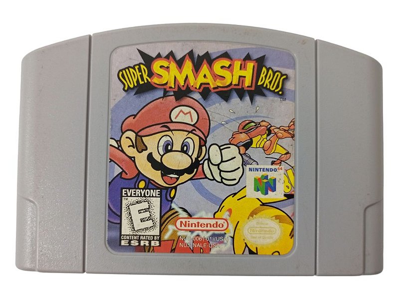 SMB Jogo Super Smash Bros Original - N64 - Sebo dos Games - Games