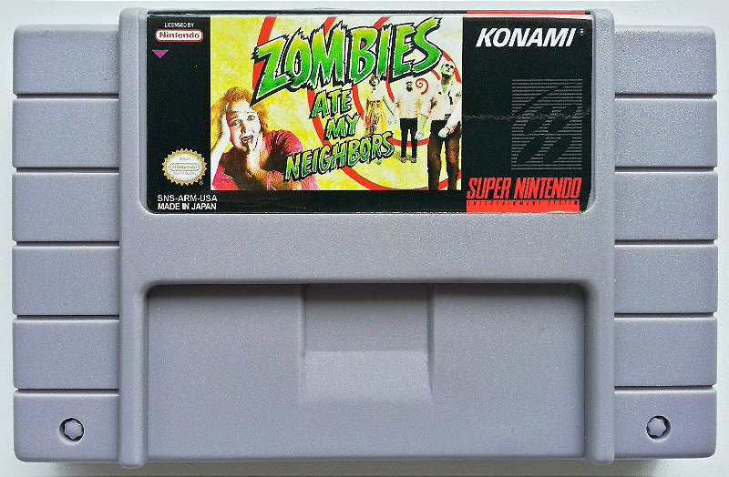Jogo Zombies ate my Neighbors - SNES - Sebo dos Games - Games
