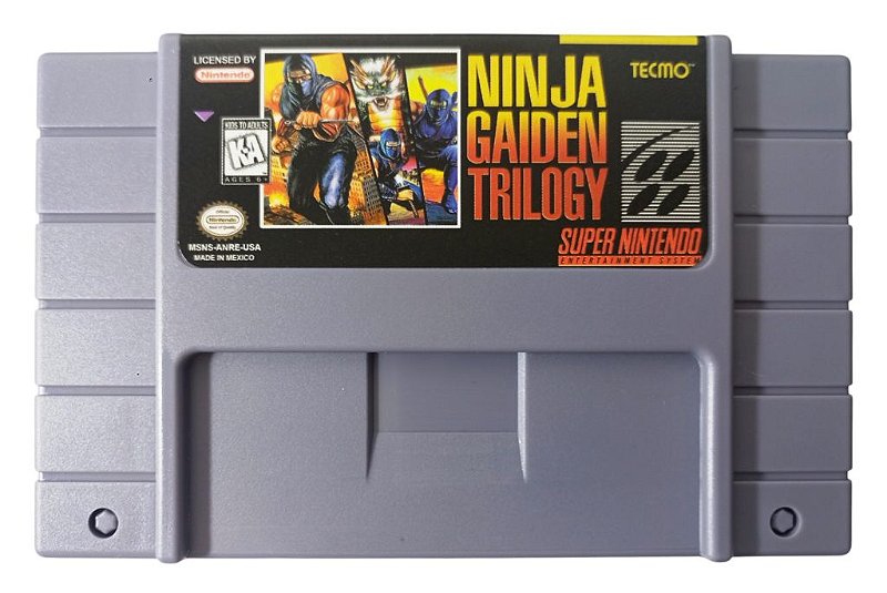 Jogo Ninja Gaiden Trilogy - SNES - Sebo dos Games - Games Antigos
