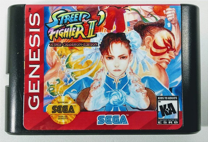 Street Fighter 2 Hyper Champion Edition - Mega Drive - Sebo dos