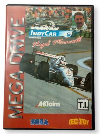 Newman-Haas Indy Car Avec Nigel Mansell Sur SEGA Mega Drive - Complet PAL - Très Bon état