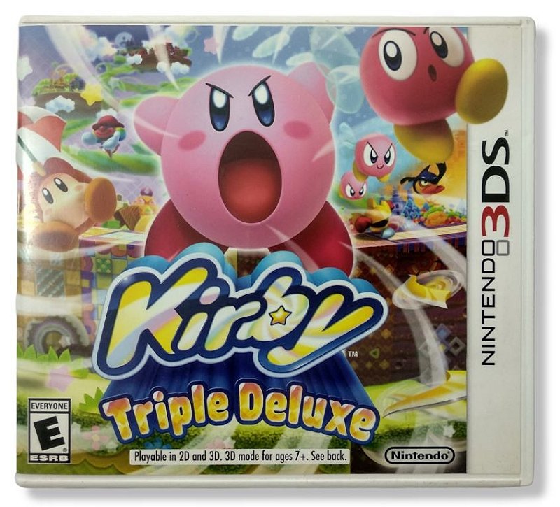 Jogo Kirby Triple Deluxe Original 3DS Sebo dos Games Games