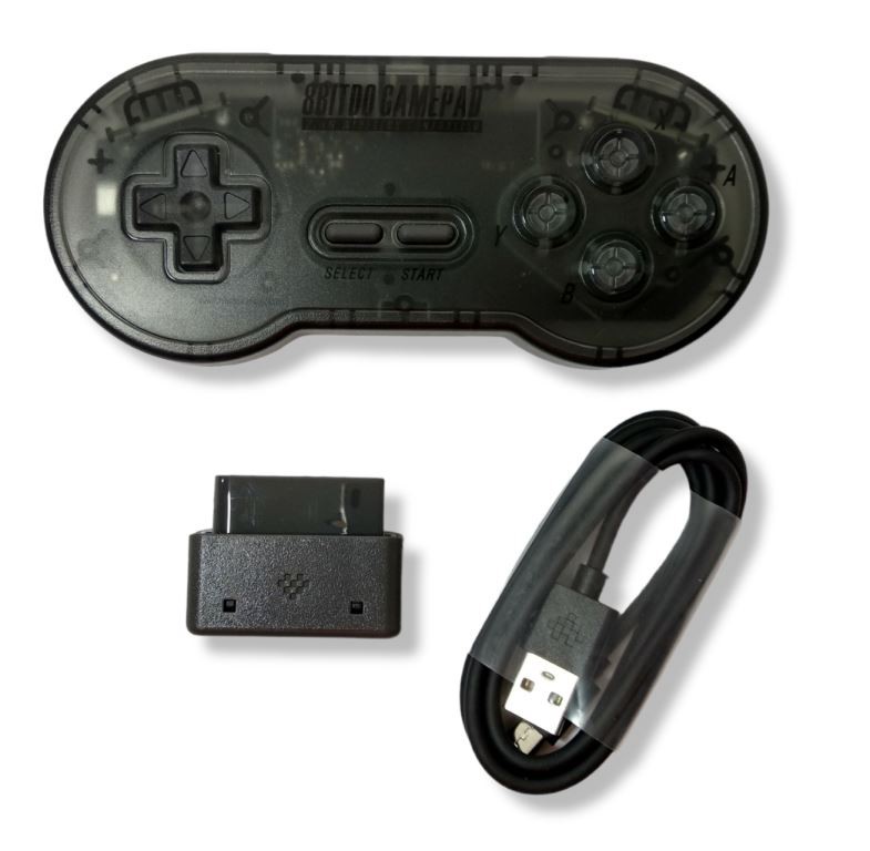 Controle Sem Fio 8bitdo SN30 - SNES - Sebo dos Games - Games