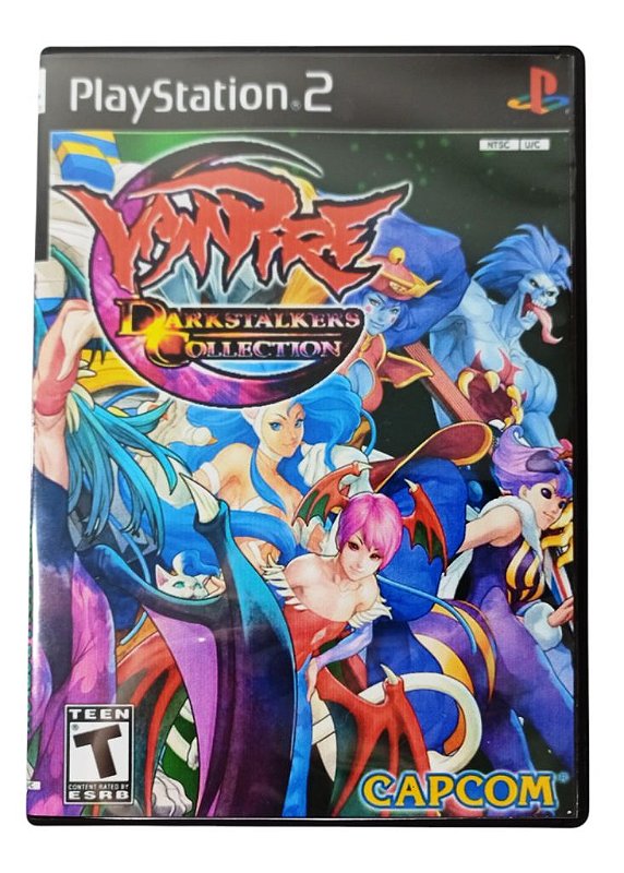Vampire Darkstalkers Collection [REPRO-PACTH] - PS2 - Sebo dos