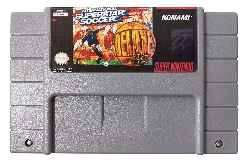 Jogo International Superstar Soccer Deluxe - SNES - Sebo dos Games
