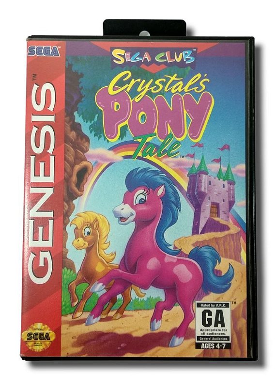 Jogo Crystals Pony Tale Original - Mega Drive - Sebo dos Games