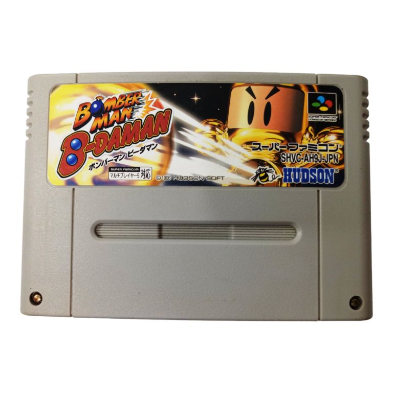 Jogo Bomberman B-Daman Original - Super Famicom - Sebo dos Games