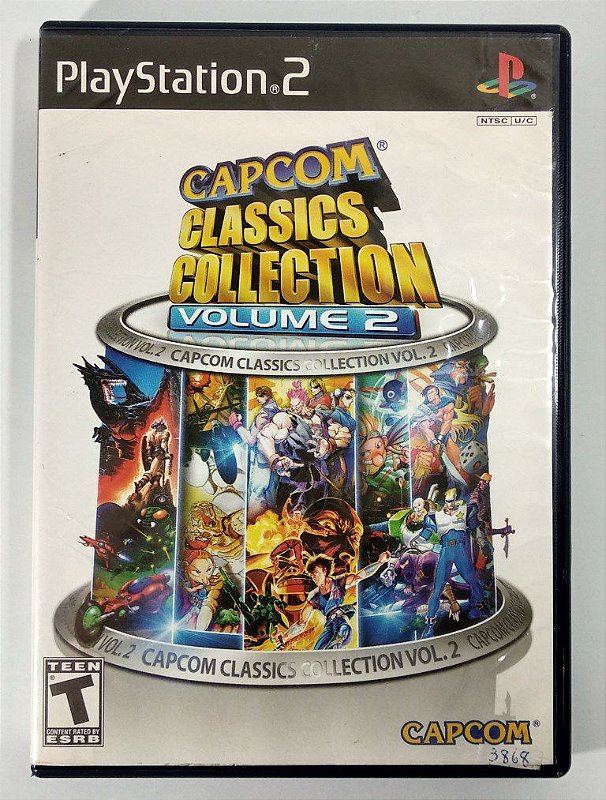 Capcom Classics Collection vol 2 Original - PS2 - Sebo dos Games ...
