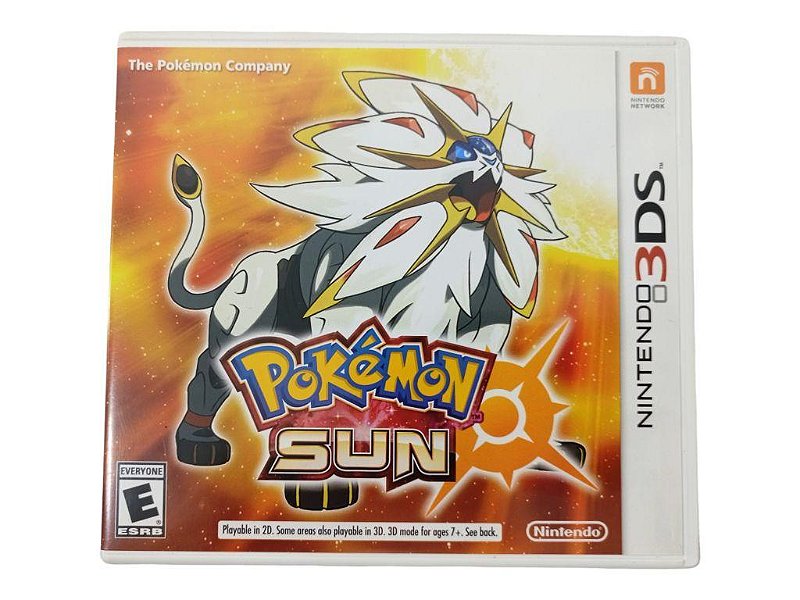Jogo Pokemon Sun Original - 3DS - Sebo dos Games - Games Antigos e