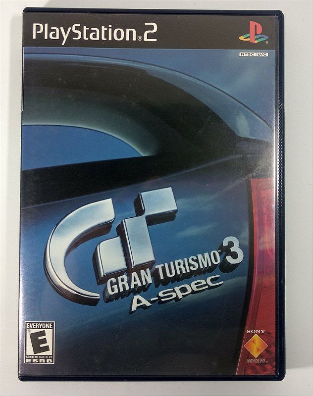 Gran Turismo 3 A-Spec - PS2 Mídia Física Usado - Mundo Joy Games - Venda,  Compra e Assistência em Games e Informática