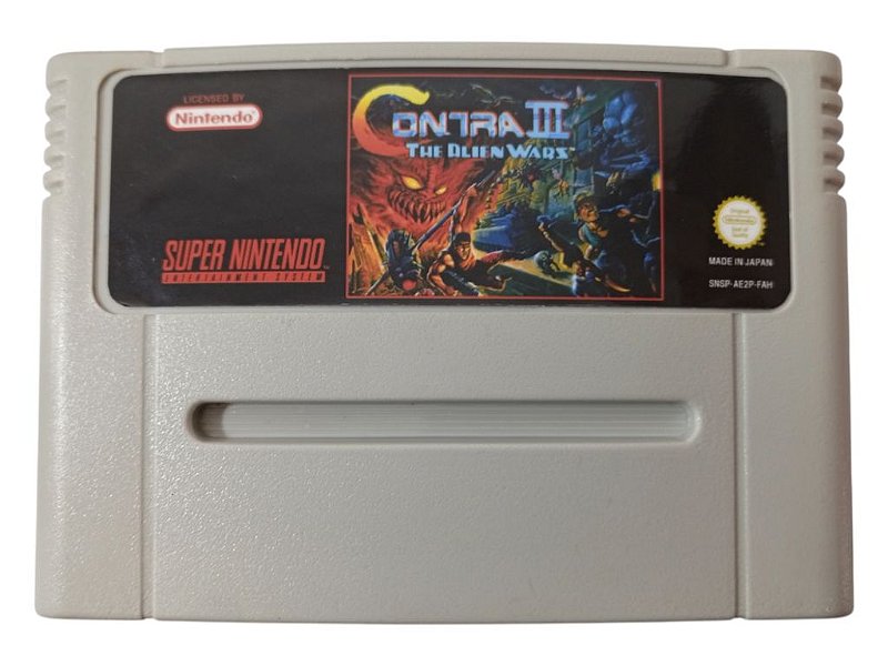 Jogo Contra III SNES Sebo dos Games Games Antigos e Usados - Main Image